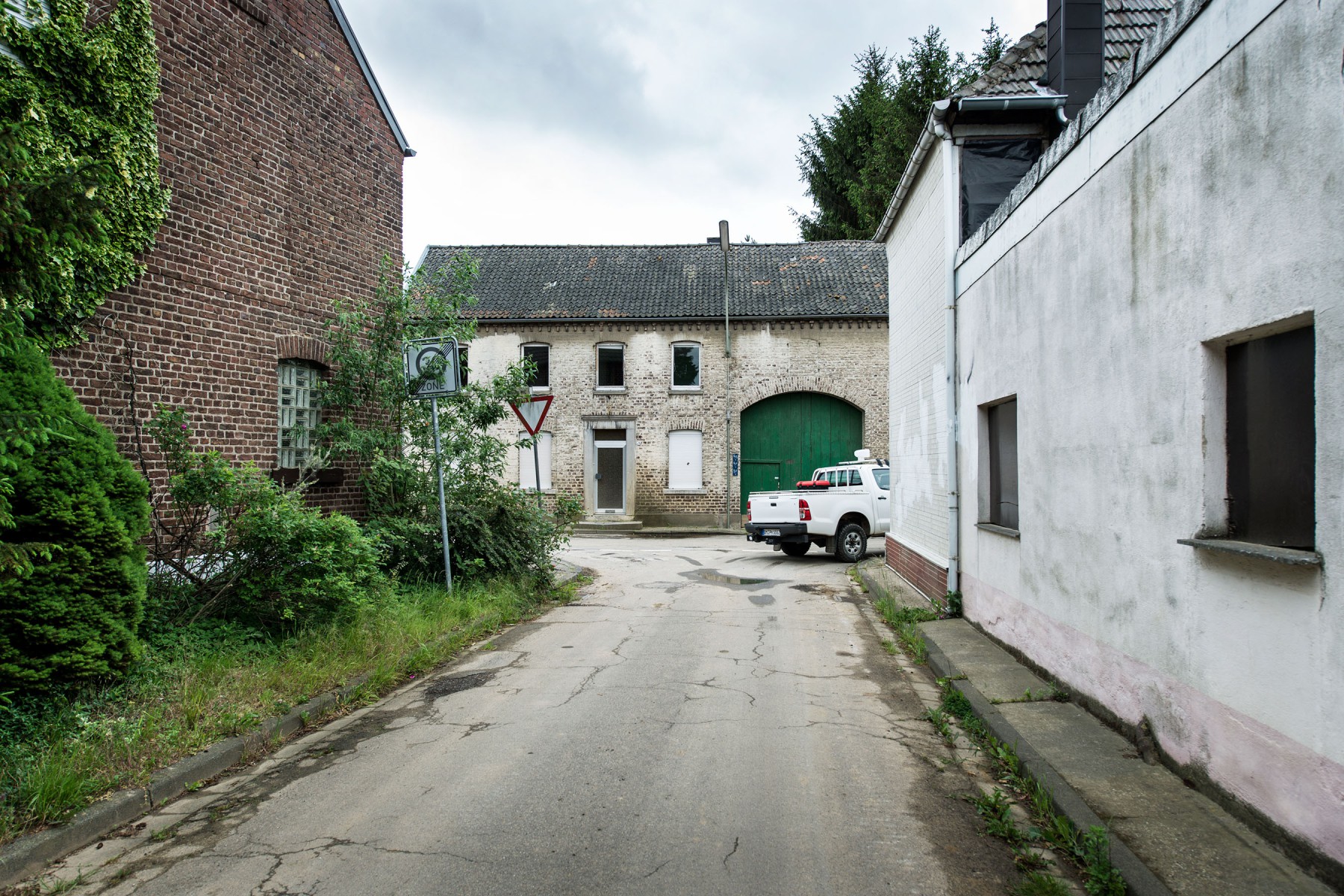 Borschemich, kurz vor dem Abriss des Dorfes, 2015