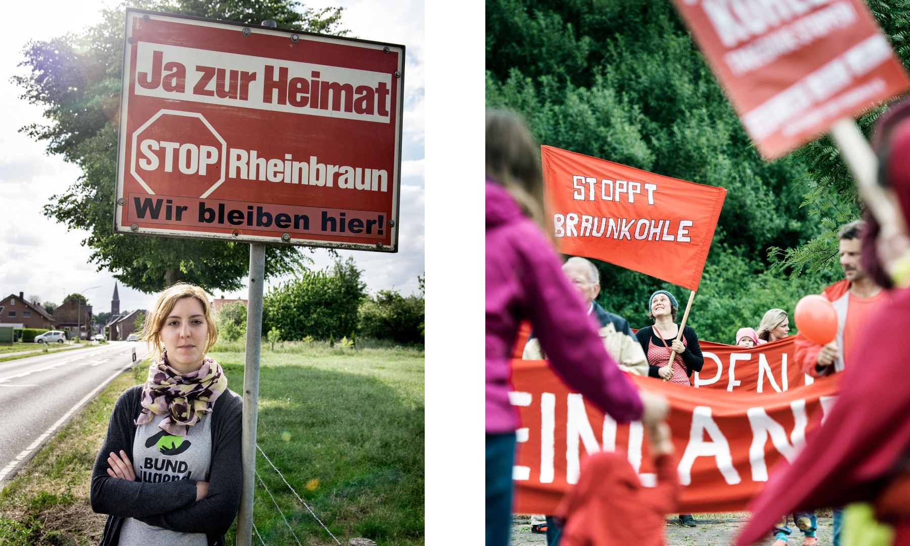 Proteste gegen den Tagebau Garzweiler, 2017