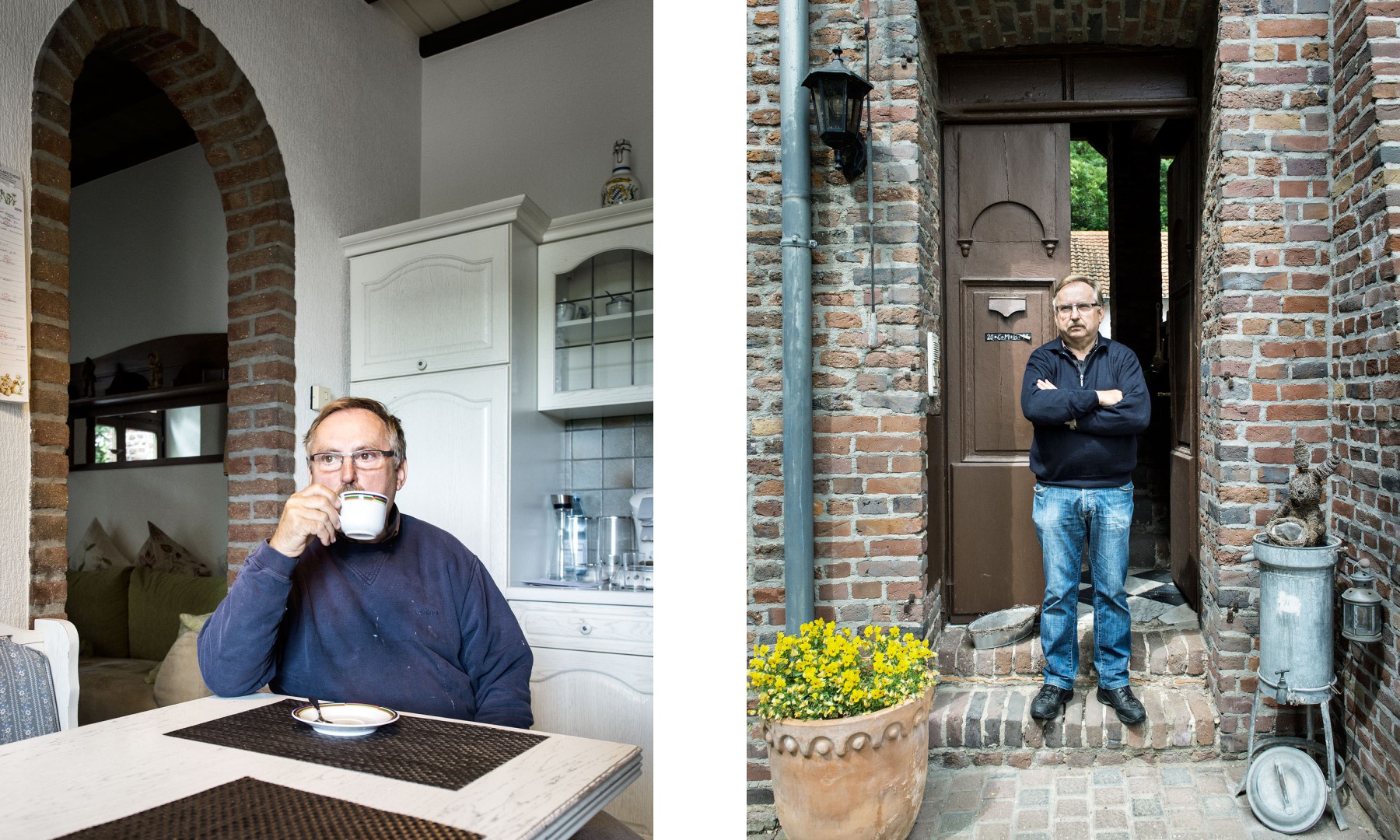 Einer der letzten Bewohner von Borschemich, kurz vor dem Abriss des Dorfes, 2015