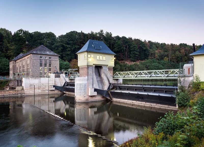 Wasserkraftwerk an der Werra