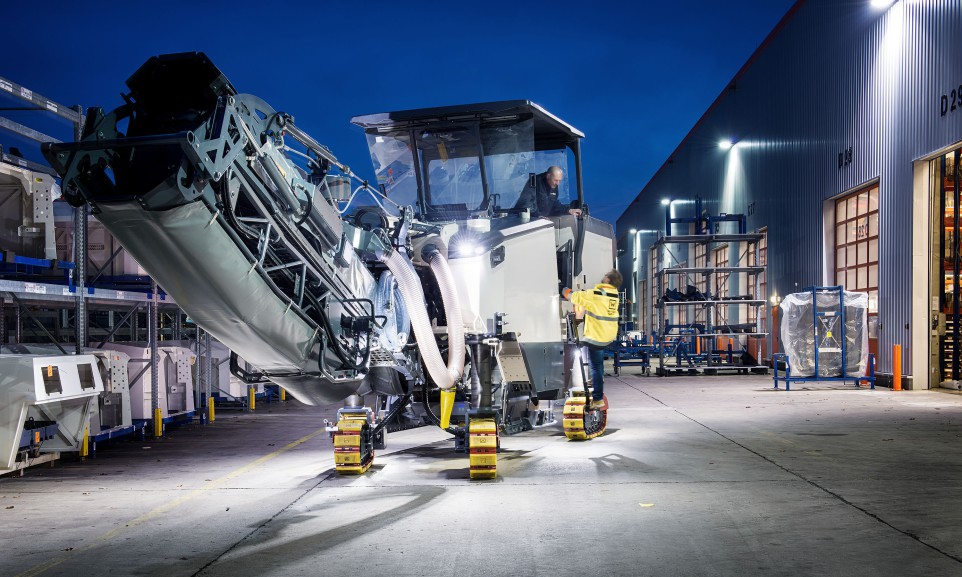 Wirtgen stellt in Windhagen in zahlreichen Produktlinien Strassenbaumaschinen her