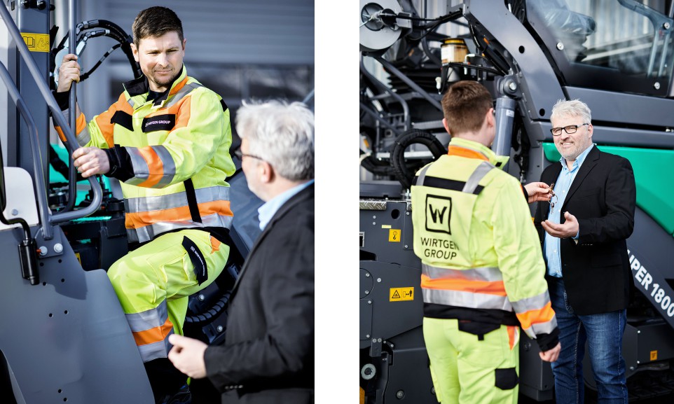 Wirtgen stellt in Windhagen in zahlreichen Produktlinien Strassenbaumaschinen her