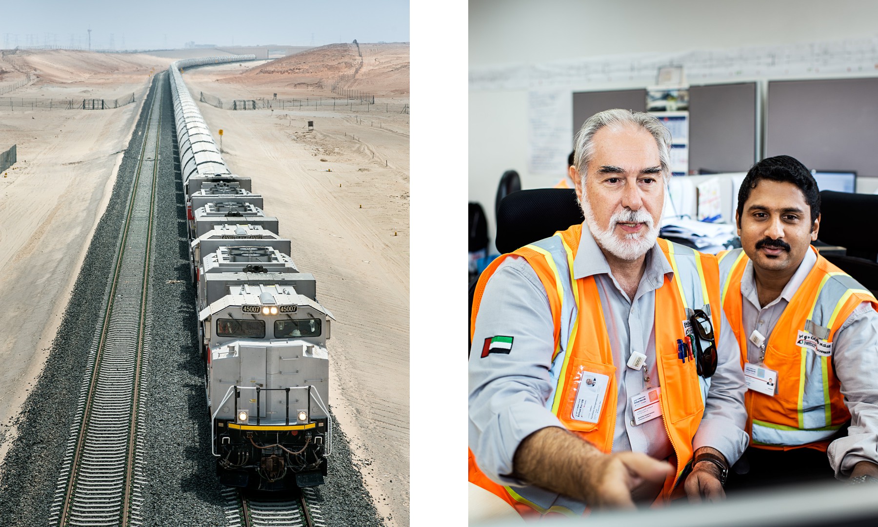 Die Bahn entwickelte die Struktur f&uuml;r ein, auf den Transport von Sch&uuml;ttgut ausgelegtes Bahnnetz in den Vereinigten Arabischen Emiraten.