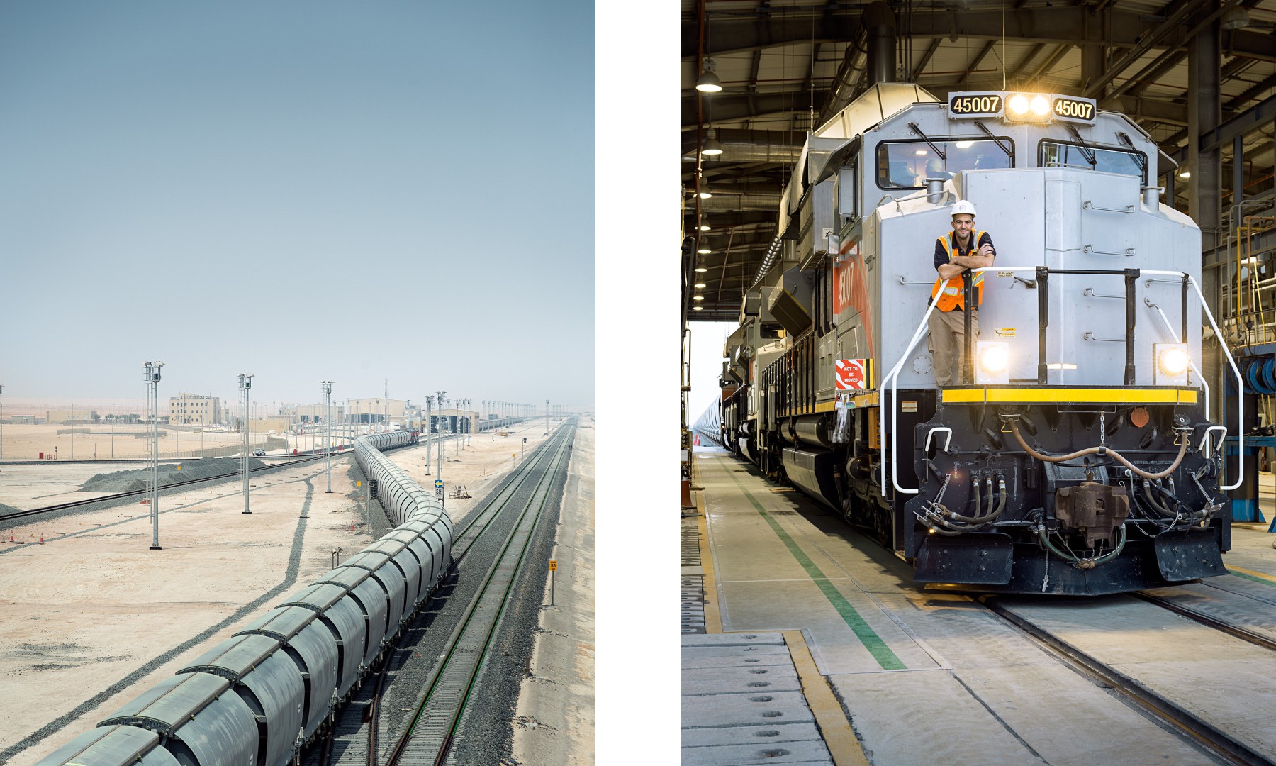 Die Bahn entwickelte die Struktur f&uuml;r ein, auf den Transport von Sch&uuml;ttgut ausgelegtes Bahnnetz in den Vereinigten Arabischen Emiraten.