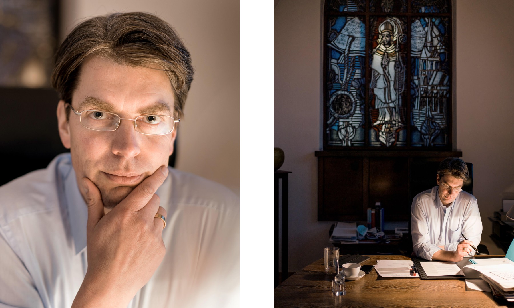 Ingo Meyer in seinem B&uuml;ro