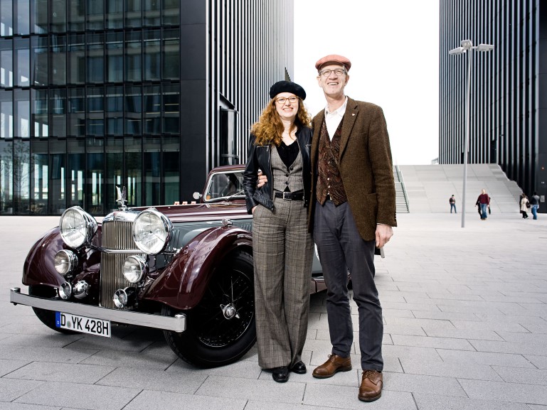 classic car collectors in Dusseldorf for Der Spiegel