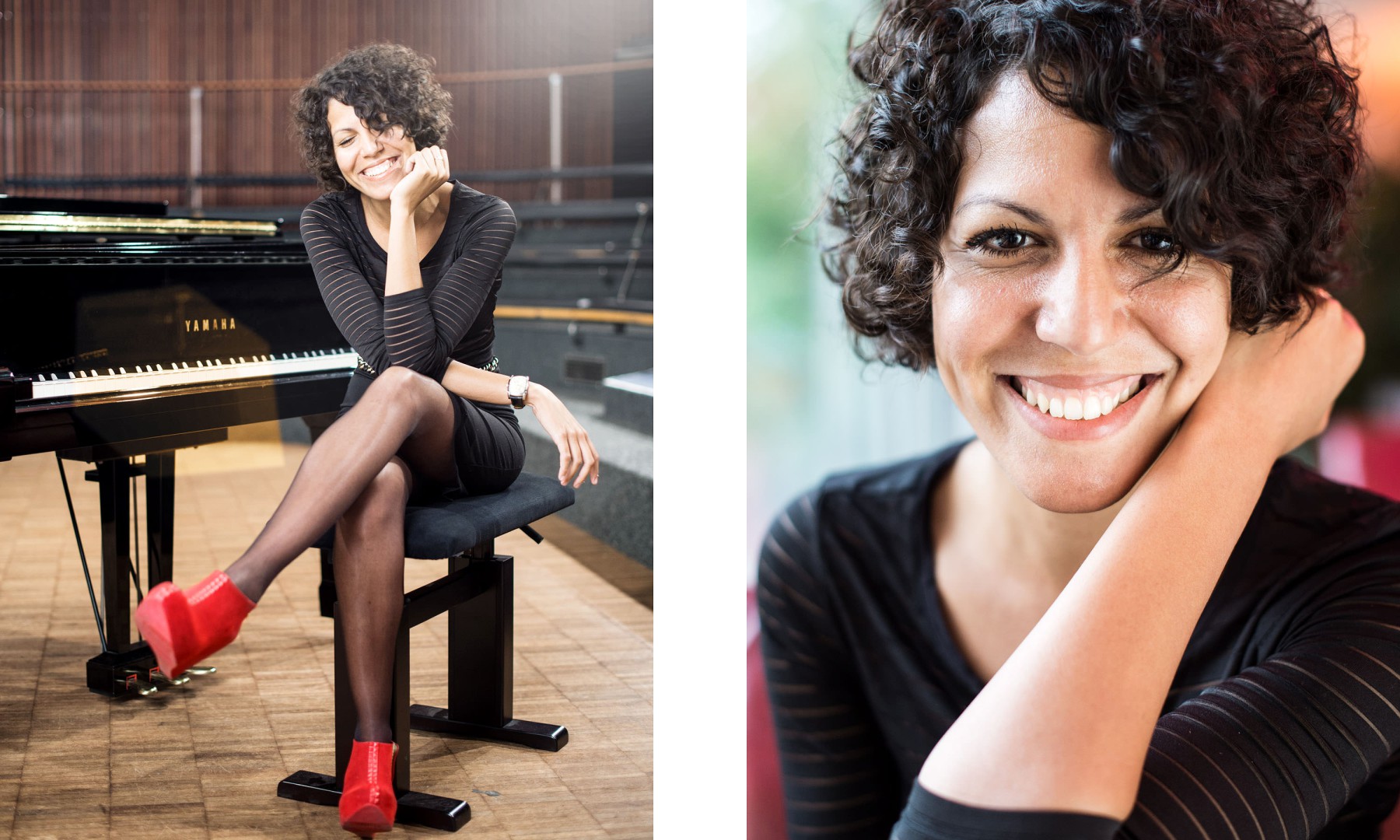 Musikerportrait: Jazzpianistin von Weltruf, Marialy Pacheko f&uuml;r Gelb/Deutsche Post