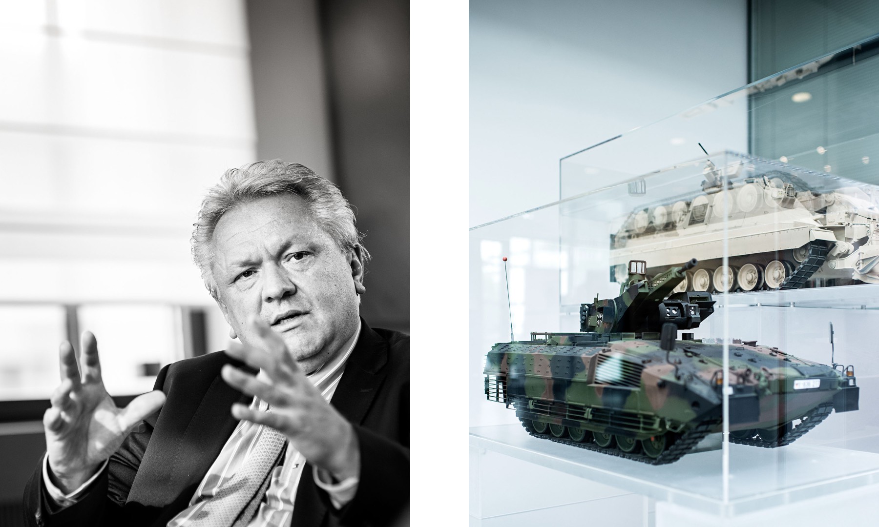 Armin Papperger, CEO Rheinmetall AG für Manager Magazin