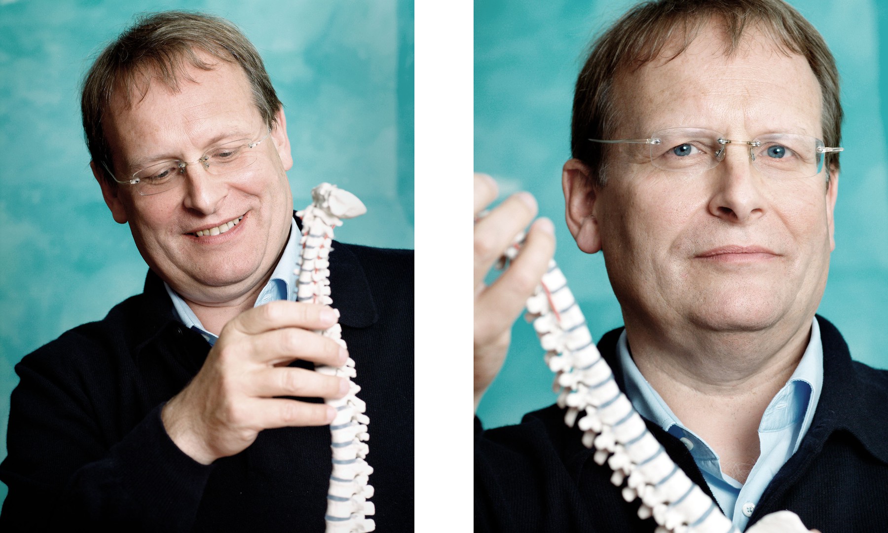 Prof. Dietrich Grönemeyer, Radiologe und Rückenspezialist für Focus Magazin