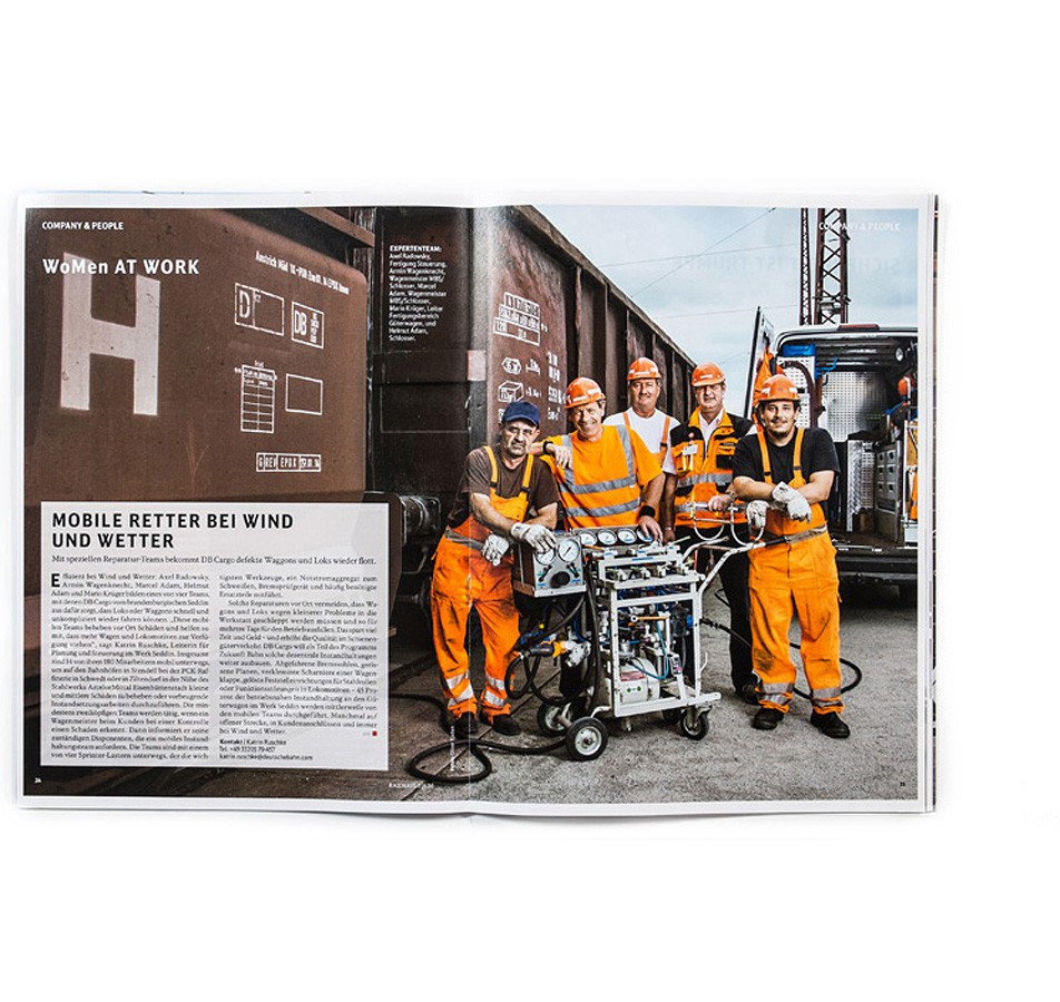 railways DB Cargo - Kundenzeitschrift / Hamburg