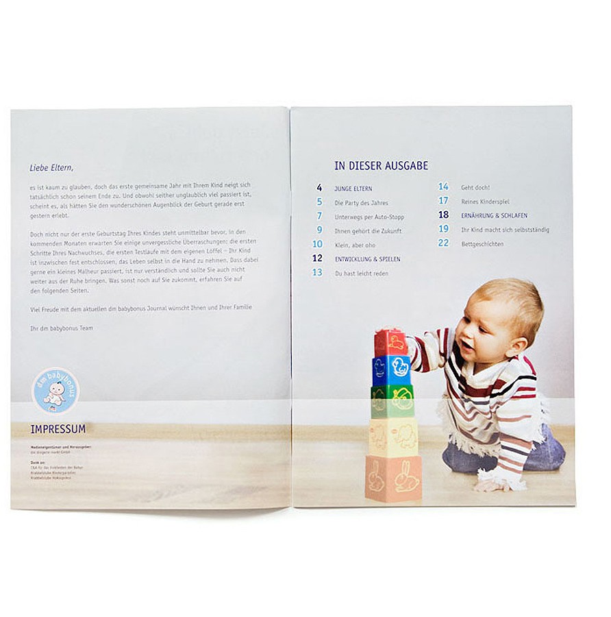 Babybonusprogramm, dm drogerie markt GmbH / Salzburg