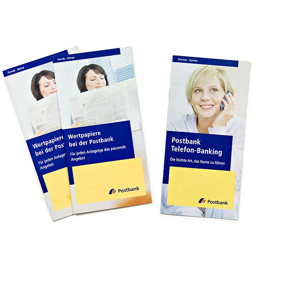 Werbemittel für die Postbank / Bonn