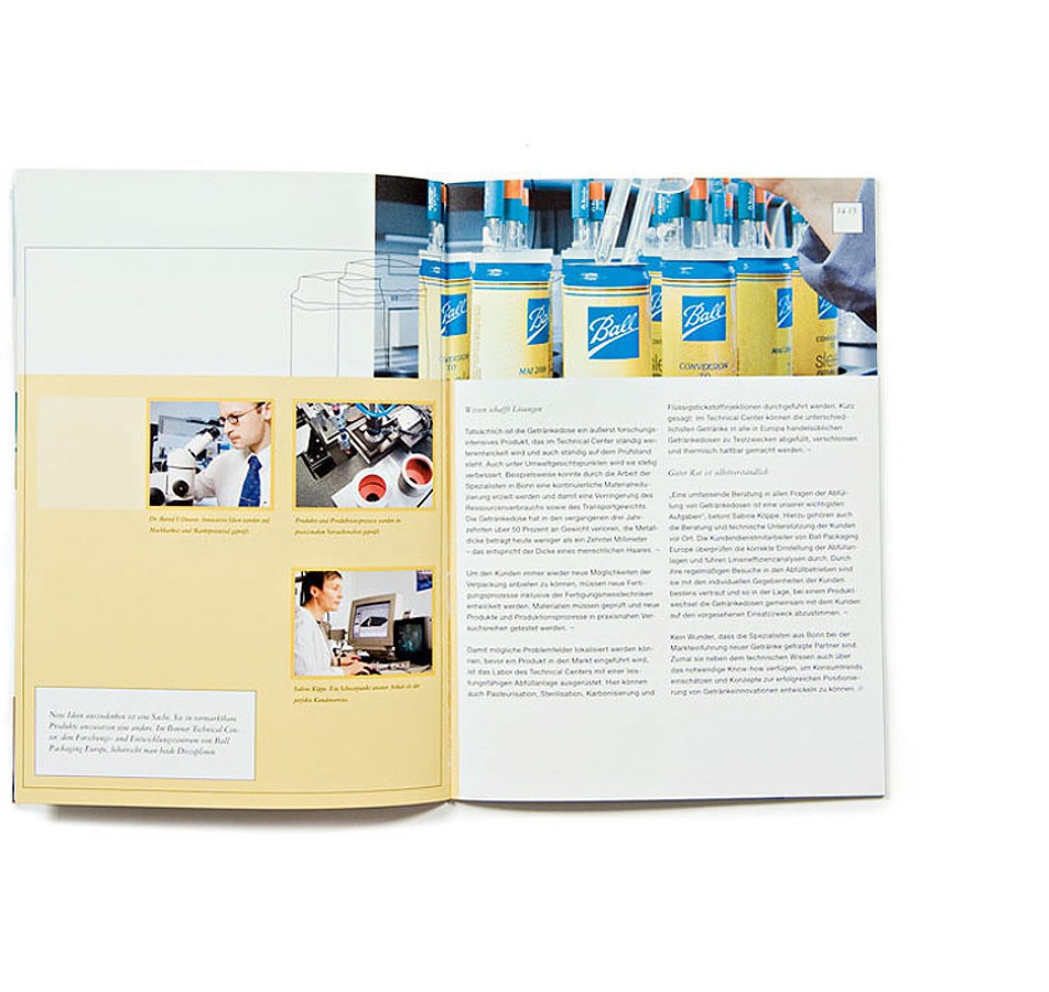 Kundenmagazin Ball Packaging Europe / Ratingen