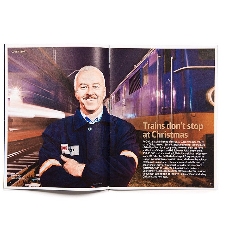 railways DB Cargo - Kundenzeitschrift / Hamburg