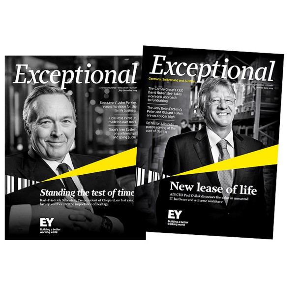 Exceptional Kundenzeitschrift Ernst & Young / London