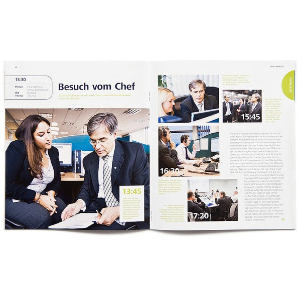 Mitarbeiterzeitschrift VOILÁ Targobank / Düsseldorf