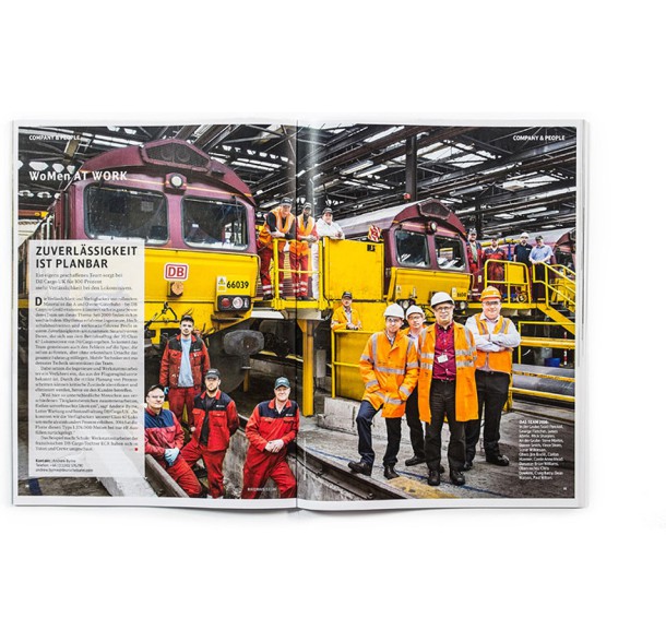 railways DB Cargo - Kundenzeitschrift / Hamburg