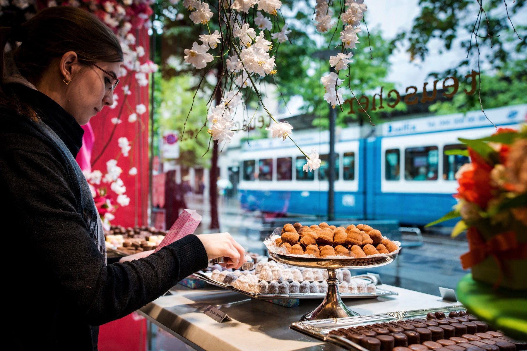 Confiserie Teuscher in Zurich